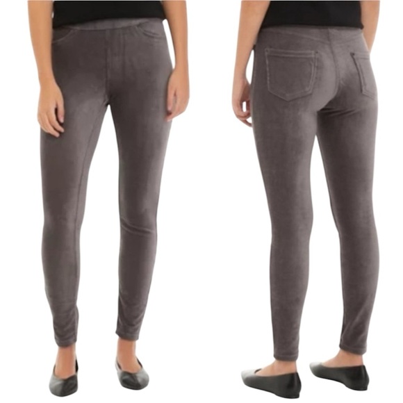 HUE Graphite Gray Corduroy Leggings for Women Size XS - Picture 1 of 8